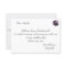 Elegant Black Flowers Bridesmaid Card