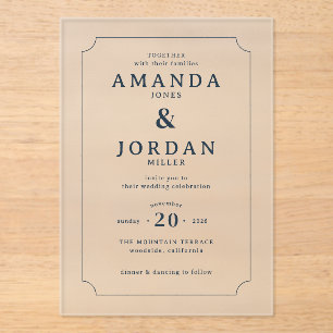 Elegant Black Formal Invitations