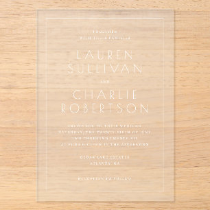Elegant Black Formal Invitations