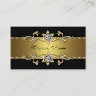 Elegant Black Gold Business Card