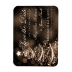Elegant Black Gold Christmas Wedding Save The Date