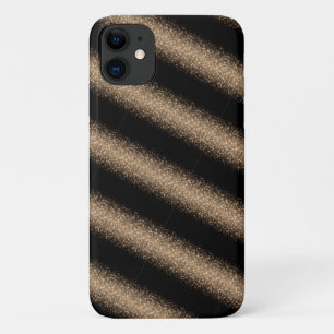 Elegant Black & Gold Glitter Ombre Case-Mate iPhone Case