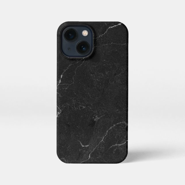 Elegant Black & Gold Marble iPhone Case (Back)