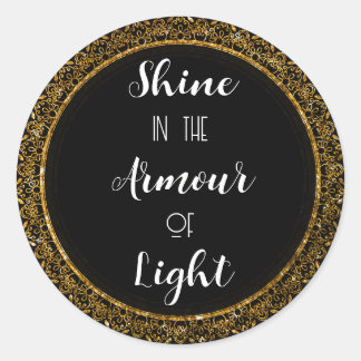 Elegant Black & Gold Motivation Stickers