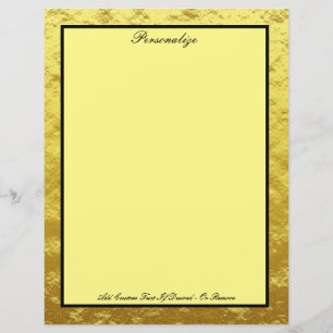 Elegant Black & Gold Professional Personalise