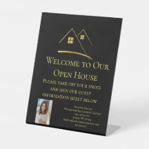 Elegant Black&Gold Real Estate Agent Business