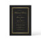 Elegant Black Gold Script Rehearsal Dinner