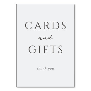Elegant Black Gratitude Table Number