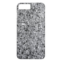 Elegant Black & Grey Faux Glitter GR 1