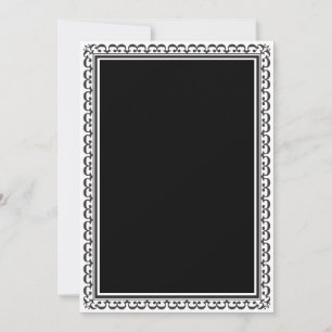 Elegant Black Invitation Template