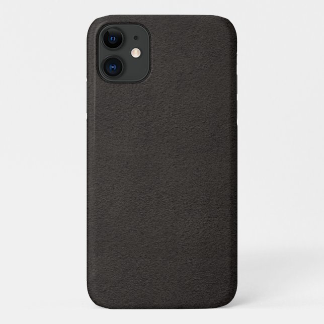  Elegant Black leather Case-Mate iPhone Case (Back)