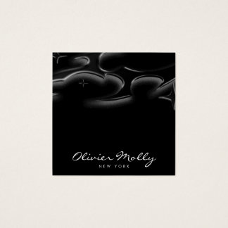 Elegant Black Marble Business card