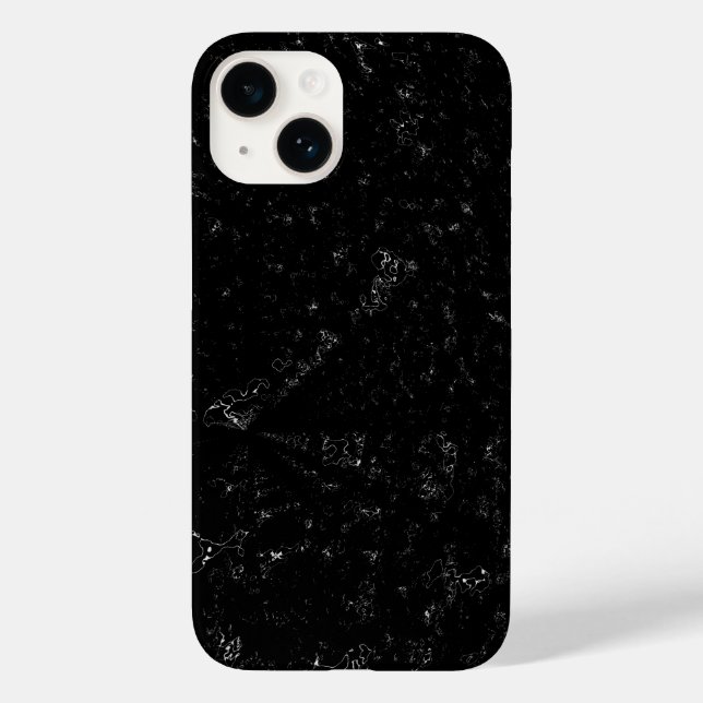 Elegant Black  Marble  Case-Mate iPhone Case (Back)