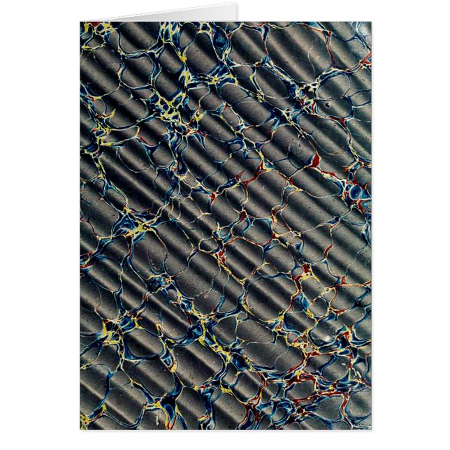Elegant Black Marbled Paper Pattern (Front)