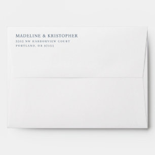 Elegant Black Minimalist Envelope