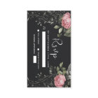 Elegant Black Moody Floral Dark Gothic Wedding