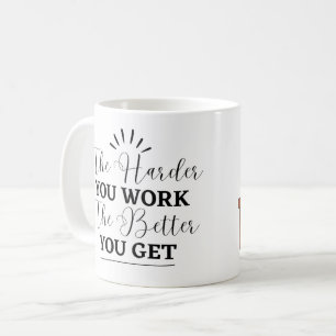 Elegant Black Motivational Quote Coffee Mug