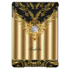 Elegant Black on Gold Monogram add name