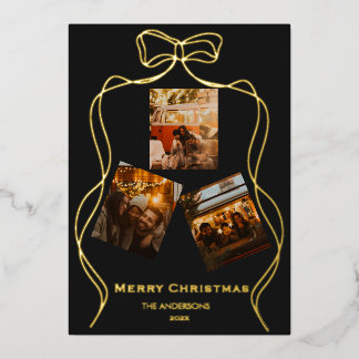 Elegant Black Onyx Rose Gold Foil Photo