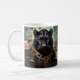 Elegant Black Panther Coffee Mug