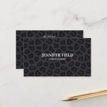 Elegant Black Panther Spots