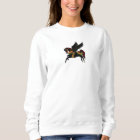 Elegant Black Pegasus Vintage Carousel Horse 