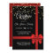 Elegant Black Red Bow Christmas Holiday Party