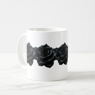 Elegant Black Roses Coffee Mug