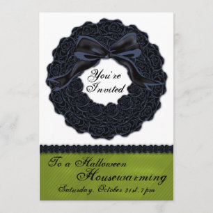 Elegant Black Roses Invitation