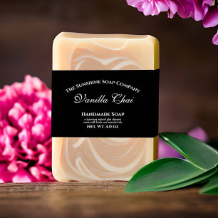 Elegant Black Soap Belly Band Invitation Belly Band