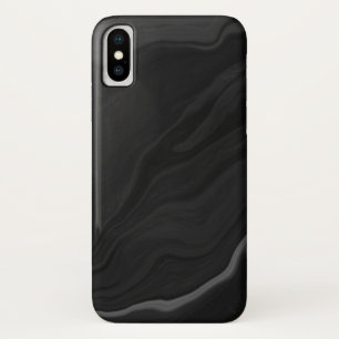 Elegant Black Stone Marble Pattern Case-Mate iPhone Case
