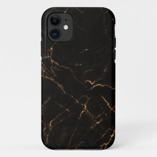 Elegant Black Stone Marble Pattern Case-Mate iPhone Case