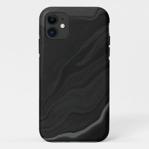 Elegant Black Stone Marble Pattern Case-Mate iPhone Case