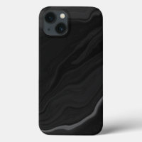 Elegant Black Stone Marble Pattern