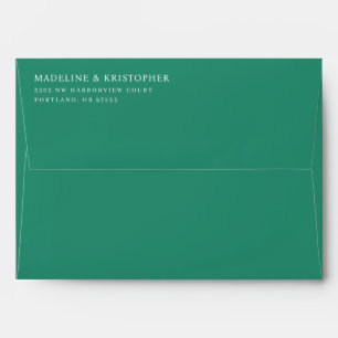 Elegant Black Typographic Envelope