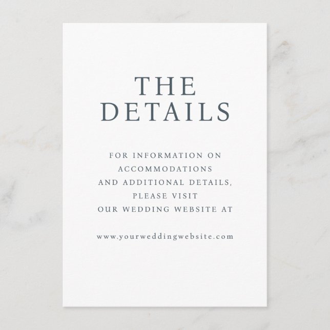 Elegant Black Typographic Minimalist Enclosure Card (Front)