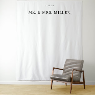 Elegant Black Typographic Tapestry