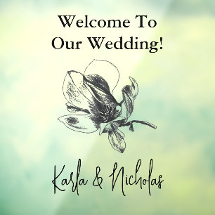 Elegant Black Wedding Welcome