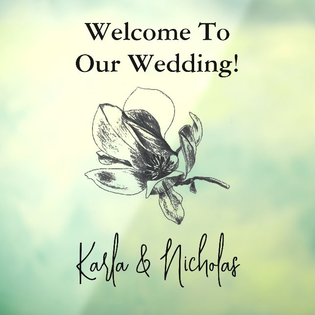 Elegant Black Wedding Welcome (Sheet 3)