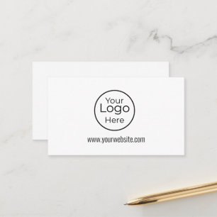 Elegant Black & White Construction Handyman Appointment Card