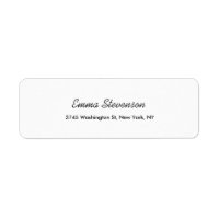 Elegant Black & White Handwriting Professional