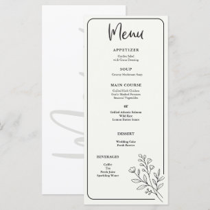 Elegant Black & White Reception