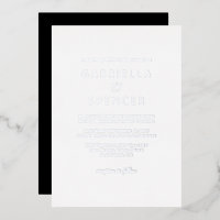  Elegant Black White Wedding Silver