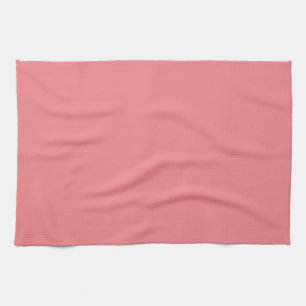 Elegant Blank Template Charisma Red Solid Colour Tea Towel