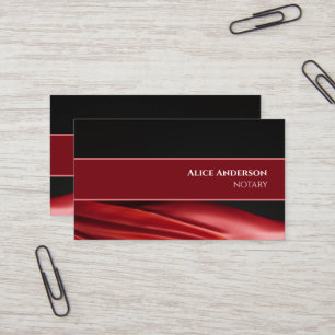 Elegant bloody red luxurious feminine colourful business card