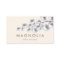 Elegant Blossom Blue Chic Beauty Spa Business Card
