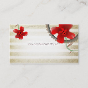 Elegant Blossom Chic Business Card