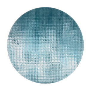 Elegant Blue Abstract: Beautiful Background Cutting Board