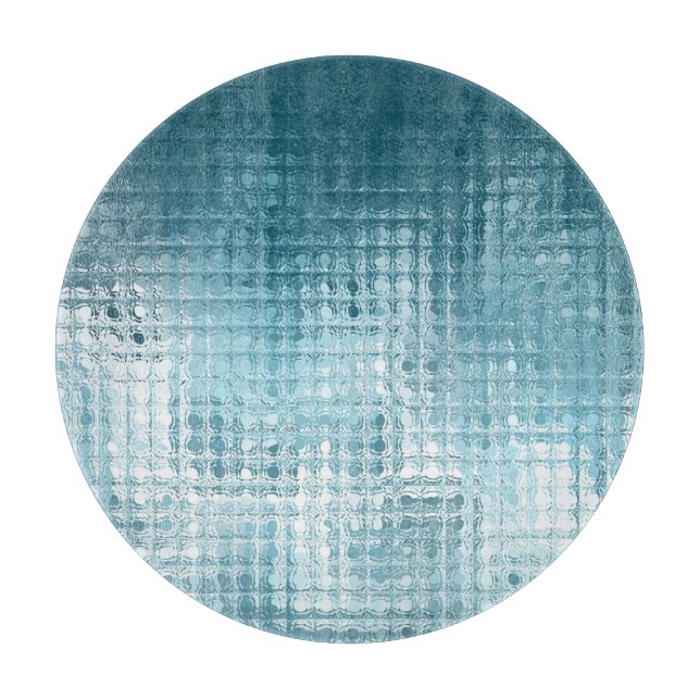 Elegant Blue Abstract: Beautiful Background Cutting Board (Front)