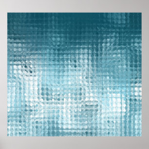 Elegant Blue Abstract: Beautiful Background Poster